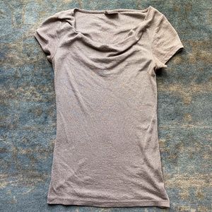 Michael Stars Drape neckline Tee